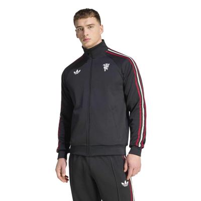 adidas Manchester United Originals Trainingsjack Zwart Wit Rood