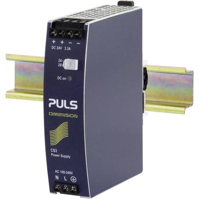 PULS CS3.241 DIN-rail netvoeding 24 V/DC 3.3 A 80 W Aantal uitgangen:1 x Inhoud 1 stuk(s)