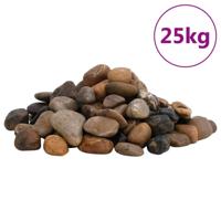 Kiezelstenen gepolijst 2-5 cm 25 kg meerkleurig - thumbnail