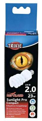 TRIXIE REPTILAND SUNLIGHT PRO COMPACT 2.0 UV-B LAMP 23 WATT 6X6X15,2 CM