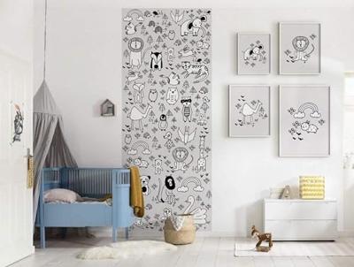 Noordwand Komar Pure Fotobehang Scribble Park - P104-VD1