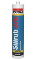 Soudal Silirub 2S | Sanitairkit | Transparant | 600 ml - 100749 - thumbnail