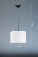 Fischer & Honsel HanglampVigo witte kap - 60805 - thumbnail