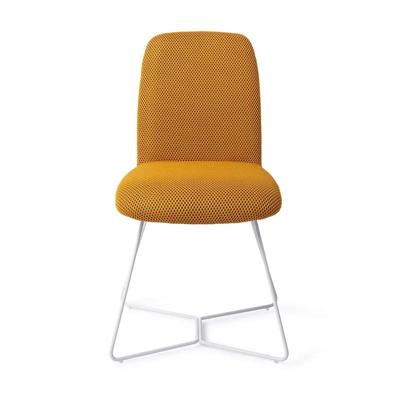 Jesper Home Eetkamerstoel 'Taiwa' Beehive White, kleur Groovy Garam