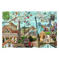 Ravensburger puzzel Big city collage 5000 stukjes - thumbnail