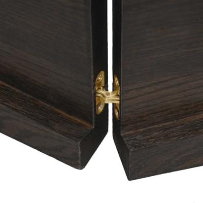 Tafelblad natuurlijke rand 160x40x4 cm eikenhout donkergrijs Tafelblad natuurlijke rand 160x40x4 cm eikenhout donkergrijs