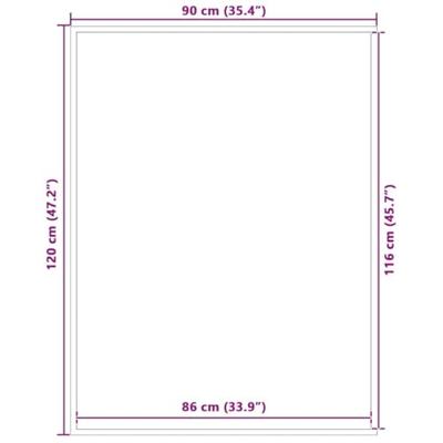 Deurmat 90x120 cm blauw Deurmat 90x120 cm blauw