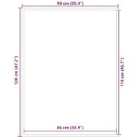 Deurmat 90x120 cm blauw - thumbnail