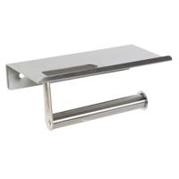 Toiletrolhouder DKD Home Decor 18 x 9,7 x 7,5 cm Zilverkleurig Roestvrij staal - thumbnail