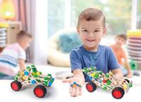 Constructor Junior 3in1 Sportauto 107 stuks - thumbnail