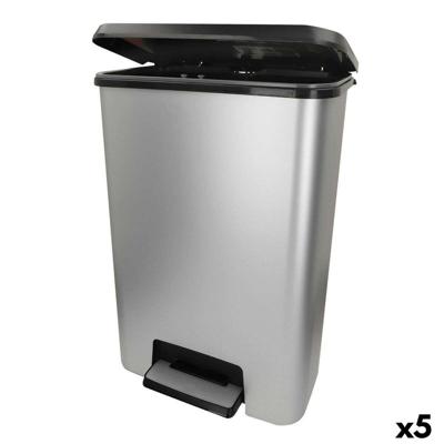 Vuilnisemmer Curver Grijs Plastic 50 L (5 Stuks)