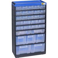 Allit 464650 Opbergkast voor kleine onderdelen VarioPlus Pro 53/60 (b x h x d) 300 x 525 x 135 mm Zwart, Blauw 1 stuk(s) - thumbnail
