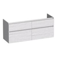 Brauer Delight - Onderkast - 120 cm - met 4 Softclose Lades Greeploos en 2 Sifon Uitsparingen - Forest Seashell - thumbnail