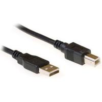 USB 2.0 printerkabel 1,8 meter USB A-B zwart - thumbnail
