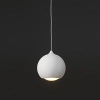 Artdelight Strakke hanglampDenver Ø 10cm wit - HL DENVER WI - thumbnail