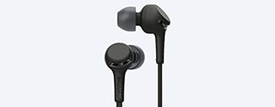 Sony WI-Xb400B Draadloze In-Oor Hoofdtelefoon, Ingebouwde Spraakassistent, Nekband Design, Bluetooth 5.0, NFC, Zwart