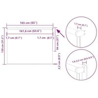 VidaXL Rolgordijn 165x130 cm verduisterend 161,6 cm polyester geel - thumbnail