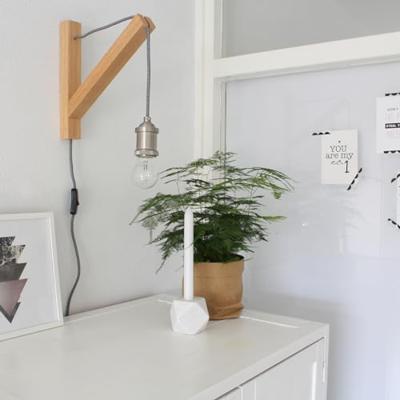 Mexlite Wandlamp dion 7787be berken Mexlite Wandlamp dion 7787be berken