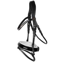 BR Eston hoofdstel zwart/wit maat:cob - thumbnail