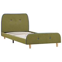 VidaXL Bedframe stof groen 90x200 cm - thumbnail