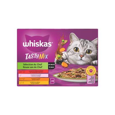 Keuze van de Chef in saus maaltijdzakjes multipack 12x85g dierensnack Whiskas - Whiskas