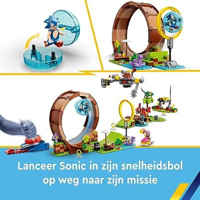 LEGO Sonic the Hedgehog Sonics Green Hill Zone loopinguitdaging 76994