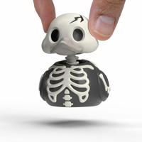 Tubbz Mini PVC Figure Skeleton Halloween 5 cm - thumbnail