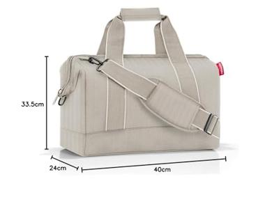 Reisenthel Allrounder M Weekender-Herringbone Sand