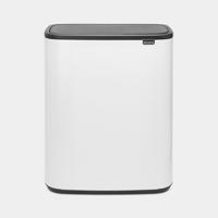 Brabantia Bo touch bin 2x30 liter white - thumbnail