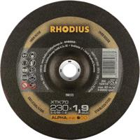 Rhodius 208122 Doorslijpschijf gebogen 230 mm 1 stuk(s) RVS, Staal - thumbnail