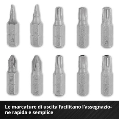 Einhell BELT CLIP 118495 Bitset 32-delig Torx, PZ, PH, Plat, Tamper Torx Incl. bithouder Einhell BELT CLIP 118495 Bitset 32-delig Torx, PZ, PH, Plat, Tamper Torx Incl. bithouder