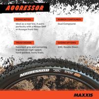 Schwalbe Maxxis buitenband aggressor exo tr 29 x 2.50 zw vouw - thumbnail