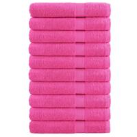 VidaXL Saunadoeken solund 10 st 600 g/m² 80x200 cm roze - thumbnail