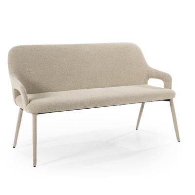 By-Boo Eetkamerbank 'Fika' Bouclé, kleur Taupe