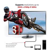 club3D HDMI Verlengkabel HDMI-A-stekker, HDMI-A-bus 3.00 m Zwart CAC-1321 4K UHD HDMI-kabel - thumbnail