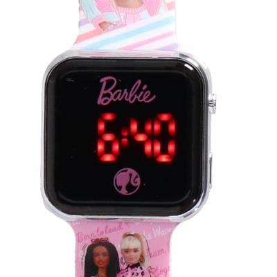 Barbie LED Horloge Roze Barbie LED Horloge Roze