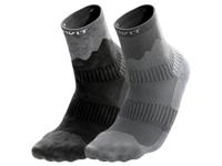 CRIVIT 2 Paar sportsokken (Zwart/grijs, 37/38) - thumbnail
