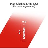 Camelion Plus LR03 AAA batterij (potlood) Alkaline 1250 mAh 1.5 V 24 stuk(s) - thumbnail