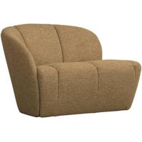 Woood Mojo 2-zits bankje arm links bouclé Geel/Bruin Melange - thumbnail