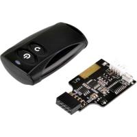Silverstone ES02-USB RF Draadloos Drukknopen Zwart afstandsbediening - thumbnail