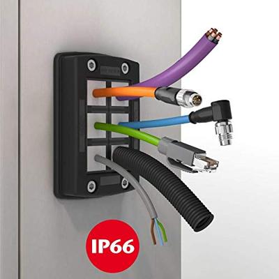 CONTA-CLIP KDS-DE 3X5-6 GR Afdichtingselement Thermoplastisch elastomeer Grijs 10 stuk(s)