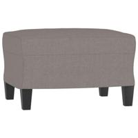 3-delige Loungeset met kussens stof taupe - thumbnail