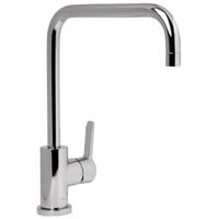 Keukenkraan Plieger New Road 1-Gats met Draaibare Uitloop Chroom - thumbnail