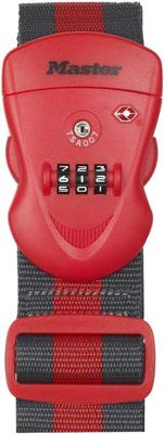 Kofferriem master lock tsa rood/zwart Kofferriem master lock tsa rood/zwart