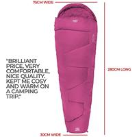Highlander Sleepline 250 Mummy Slaapzak - Roze - thumbnail