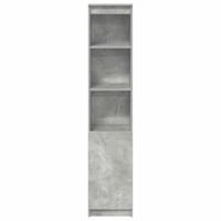 Highboard 37,5x35x180 cm spaanplaat betongrijs - thumbnail