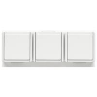 N & L 22491 Compleet Opbouwdoos spatwaterdicht Wit 1 stuk(s) - thumbnail