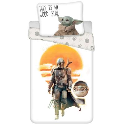 Star Wars Dekbedovertrek Mandalorian - 140 x 200 cm - 70 x 90 cm - Katoen