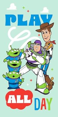 Toys Story play all day strandlaken 70 x 140 cm polyester Toys Story play all day strandlaken 70 x 140 cm polyester