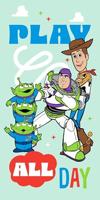 Toys Story play all day strandlaken 70 x 140 cm polyester - thumbnail